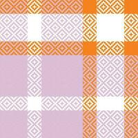 Tartan Plaid Seamless Pattern. Checkerboard Pattern. Template for Design Ornament. Seamless Fabric Texture. Vector Illustration