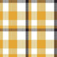 Plaid Pattern Seamless. Checkerboard Pattern Template for Design Ornament. Seamless Fabric Texture. vector
