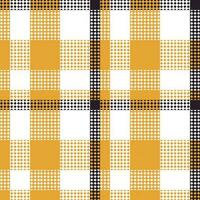 Plaid Pattern Seamless. Checkerboard Pattern Template for Design Ornament. Seamless Fabric Texture. vector