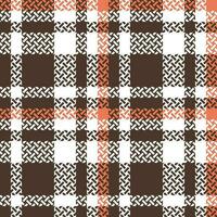 Scottish Tartan Plaid Seamless Pattern, Classic Plaid Tartan. Traditional Scottish Woven Fabric. Lumberjack Shirt Flannel Textile. Pattern Tile Swatch Included. vector