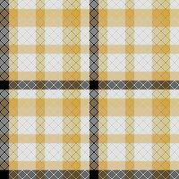 Plaids Pattern Seamless. Gingham Patterns Traditional Scottish Woven Fabric. Lumberjack Shirt Flannel Textile. Pattern Tile Swatch Included. vector