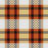 Classic Scottish Tartan Design. Plaid Patterns Seamless. Template for Design Ornament. Seamless Fabric Texture. vector