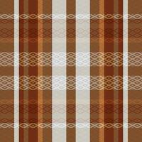 Plaid Pattern Seamless. Checker Pattern Traditional Scottish Woven Fabric. Lumberjack Shirt Flannel Textile. Pattern Tile Swatch Included. vector