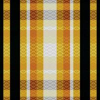 Plaid Pattern Seamless. Classic Scottish Tartan Design. Template for Design Ornament. Seamless Fabric Texture. vector