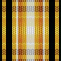 Plaid Pattern Seamless. Classic Scottish Tartan Design. Template for Design Ornament. Seamless Fabric Texture. vector