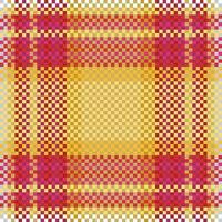 Tartan Plaid Vector Seamless Pattern. Classic Scottish Tartan Design. Traditional Scottish Woven Fabric. Lumberjack Shirt Flannel Textile. Pattern Tile Swatch Included.