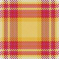 Tartan Plaid Vector Seamless Pattern. Classic Scottish Tartan Design. Traditional Scottish Woven Fabric. Lumberjack Shirt Flannel Textile. Pattern Tile Swatch Included.