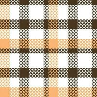 Plaid Patterns Seamless. Checker Pattern Traditional Scottish Woven Fabric. Lumberjack Shirt Flannel Textile. Pattern Tile Swatch Included. vector