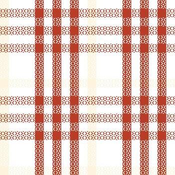 Scottish Tartan Pattern. Plaid Pattern Seamless Template for Design Ornament. Seamless Fabric Texture. vector