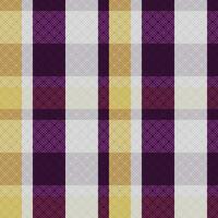 Tartan Pattern Seamless. Scottish Plaid, Traditional Scottish Woven Fabric. Lumberjack Shirt Flannel Textile. Pattern Tile Swatch Included. vector