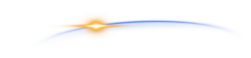 The edge of a golden solar eclipse on transparent background. Golden eclipse for product advertising, natural phenomena, horror concept and others. png