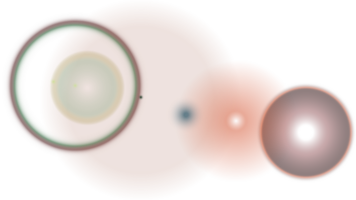 Glare isolated on transparent background. Lens flare light effect. png