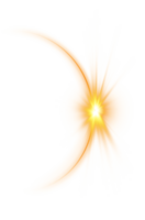 le bord de une d'or solaire éclipse sur transparent Contexte. d'or éclipse pour produit publicité, Naturel phénomènes, horreur concept et autres. png