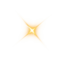 The edge of a golden solar eclipse on transparent background. Golden eclipse for product advertising, natural phenomena, horror concept and others. png