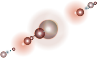 Blendung isoliert auf transparent Hintergrund. Linse Fackel Licht Wirkung. png