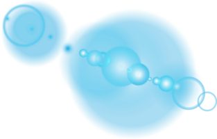 Blue Sun rays with beams and glare isolated on transparent background. Lens flare light effect. png