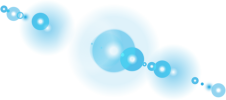 Blau Sonne Strahlen mit Balken und Blendung isoliert auf transparent Hintergrund. Linse Fackel Licht Wirkung. png