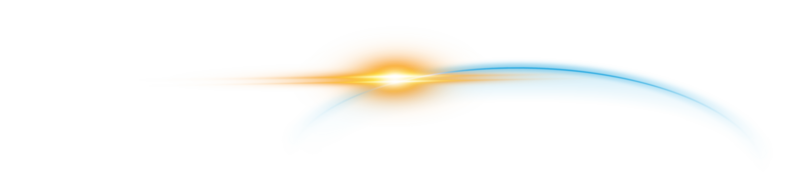 The edge of a golden solar eclipse on transparent background. Golden eclipse for product advertising, natural phenomena, horror concept and others. png