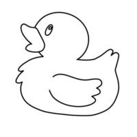 Pato icono vector. pájaro ilustración signo. animal símbolo o logo. vector