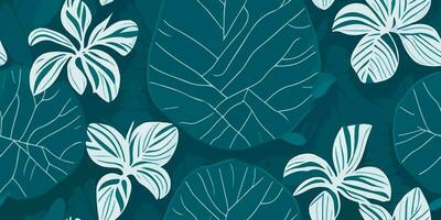 Vibrant Frangipani Delights. Infusing Bold Colors into Tropical Patterns vector