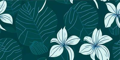 Playful Patterns. Adding a Touch of Frangipani Delight to Your Summer Creations vector