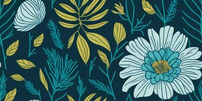 Blooming Marvels, Embracing the Colorful Marigold Motifs in Patterns vector