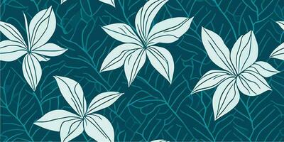 Seamless Frangipani Patterns. Enhancing Your Summer Projects with Flawless Designs vector