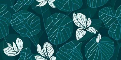 Frangipani Symphony. Orchestrating Visual Harmony in Floral Patterns vector