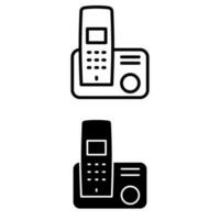 Phone vector icon set. call illustration sign collection. telephone symbol or logo.