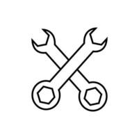 Repair icon vector. Service center symbol. fix illustration sign. read logo. vector