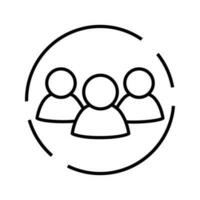 Team Work icon vector. development illustration sign. Online work symbol. vector