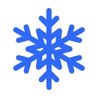 Snowflake icon vector. Winter illustration sign. Snow symbol. New Year logo. vector