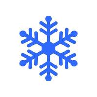 Snowflake icon vector. Winter illustration sign. Snow symbol. New Year logo. vector