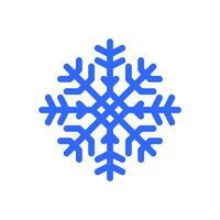 Snowflake icon vector. Winter illustration sign. Snow symbol. New Year logo. vector