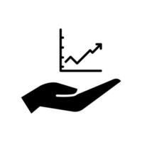 Business analytics icon vector. Data analysis illustration sign. data science symbol. profit graph logo. vector