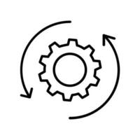 Customisation vector icon. customize illustration sign. mechanical symbol. settings logo. Option mark.