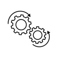 Customisation vector icon. customize illustration sign. mechanical symbol. settings logo. Option mark.