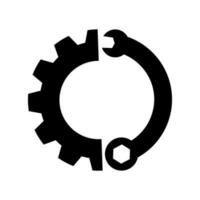 Customisation vector icon. customize illustration sign. mechanical symbol. settings logo. Option mark.