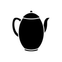 Teapot icon vector. Kettle illustration sign. Tea symbol. Teakettle logo. Hot drink mark. vector