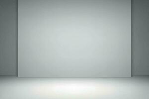 Empty studio room background with spotlight. vector