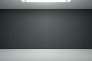 Empty studio room background with spotlight. vector