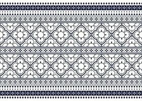 geometric flower and mandala ethnic fabric pattern for cloth carpet wallpaper background wrapping etc. vector