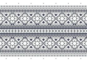 geometric flower and mandala ethnic fabric pattern for cloth carpet wallpaper background wrapping etc. vector