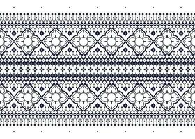 geometric flower and mandala ethnic fabric pattern for cloth carpet wallpaper background wrapping etc. vector