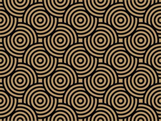 Black and Beige Colorful Seamless Pattern Abstract Background Vector
