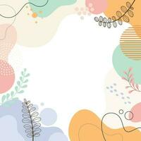 Design banner frame background .Colorful poster background vector illustration