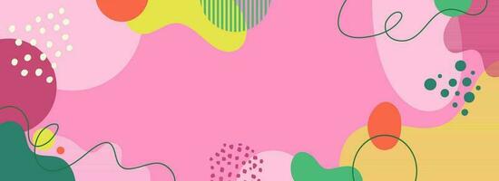 Design banner frame background .Colorful poster background vector illustration