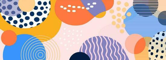 Design banner frame background .Colorful poster background vector illustration