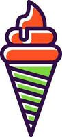 diseño de icono de vector de helado