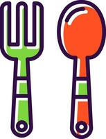 Baby cutlery Vector Icon Design